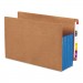 Smead 74689 5 1/4" Exp File Pockets, Straight Tab, Legal, Blue, 10/Box