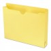 Smead 75571 Colored File Jackets with Reinforced Double-Ply Tab, Letter, Yellow, 50/Box