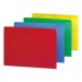 Smead 75613 Colored File Jackets w/Reinforced 2-Ply Tab, Letter, Assorted, 100/Box