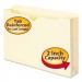 Smead 76560 Manila File Jackets, 2-Ply Top, 2" Exp, Legal, 11 Point, Manila, 50/Box