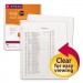 Smead 89506 Organized Up Poly Slash Jackets, Letter, Polypropylene, Clear, 5/Pack