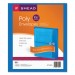 Smead 89522 Poly String & Button Booklet Envelope, 9 3/4 x 11 5/8 x 1 1/4, Blue, 5