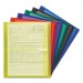 Smead 89669 Poly Side-Load Envelopes, 1 1/4" Exp, Letter, Six Colors, 6/Pack
