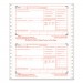 TOPS 2206C W-2 Tax Forms, 6-Part Carbonless, 8 1/2 x 5 1/2, 24 W-2s & 1