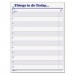 TOPS 2170 Things To Do Today" Daily Agenda Pad, 8 1/2 x 11, 100 Forms