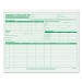TOPS 3287 Employee Record File Folders, Straight Cut, Letter, 2-Sided, Green Ink, 20/Pack