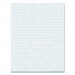 TOPS 33041 Quadrille Pads, 4 Squares/Inch, 8 1/2 x 11, White, 50 Sheets