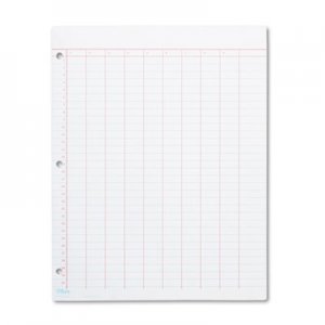 TOPS 3619 Data Pad w/Numbered Column Headings, 11" x 8 1/2", White, 50 Sheets