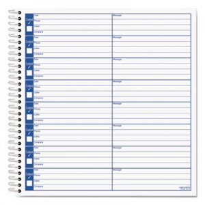 TOPS 4416 Voice Message Log Books, 8 1/4 x 8 1/2, 800-Message Book