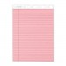 TOPS TOP63150 Prism Plus Colored Legal Pads, 8 1/2 x 11 3/4, Pink, 50 Sheets, Dozen