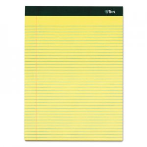 TOPS 63376 Double Docket Ruled Pads, 8 1/2 x 11 3/4, Canary, 100 Sheets, 6 Pads/Pack