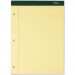 TOPS 63387 Double Docket Ruled Pads, 8 1/2 x 11 3/4, Canary, 100 Sheets, 6 Pads/Pack