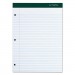 TOPS 63384 Double Docket Writing Pad, 8 1/2 x 11 3/4, White, 100 Sheets