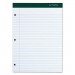 TOPS 63384 Double Docket Writing Pad, 8 1/2 x 11 3/4, White, 100 Sheets