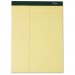 TOPS 63396 Double Docket Ruled Pads, 8 1/2 x 11 3/4, Canary, 100 Sheets, 6 Pads/Pack