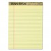 TOPS 74890 Second Nature Recycled Pads, 8 1/2 x 11 3/4, Canary, 50 Sheets, Dozen