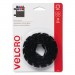 Velcro 90089 Sticky-Back Hook and Loop Dot Fasteners, 5/8 Inch, Black, 75/Pack