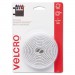 Velcro 90087 Sticky-Back Hook and Loop Fastener Tape with Dispenser, 3/4 x 5 ft. Roll, White