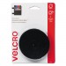 Velcro 90086 Sticky-Back Hook and Loop Fastener Tape with Dispenser, 3/4 x 5 ft. Roll, Black