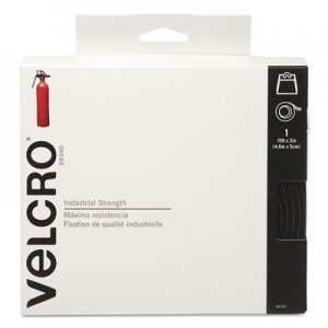 Velcro 90197 Industrial Strength Sticky-Back Hook and Loop Fasteners, 2" x 15 ft. Roll, Black