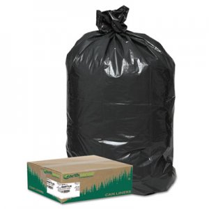 Earthsense Commercial WBIRNW1TL80 Linear Low Density Large Trash and Yard Bags, 33 gal, 0.9 mil, 32.5" x 40