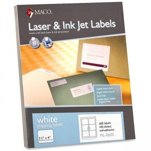 Maco ML-0600 Shipping Label