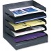 Safco 3127BL Letter-Size Desk Tray Sorter