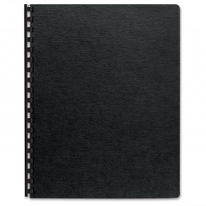 Fellowes 5217001 Linen Presentation Covers - Letter, Black, 200 Pack