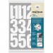 Chartpak 01196 Vinyl Numbers