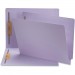 Smead 25540 Lavender End Tab Colored Fastener File Folders with Reinforced Tab
