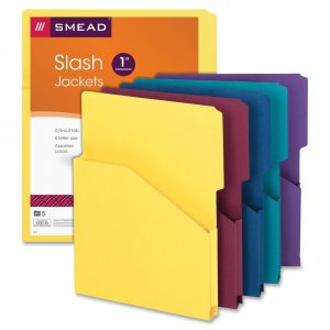 Smead 75445 Assortment Expanding Slash Jacket