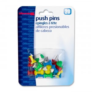 OIC 92600 Plastic Precision Push Pins