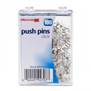OIC 92707 Plastic Precision Push Pins