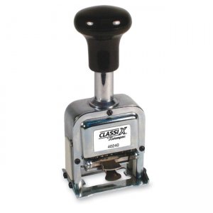 Xstamper 40240 ClassiX Self-Inked Automatic Number Stamp
