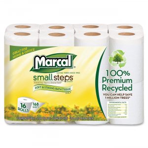 Marcal Small Steps 16466CT Recycled Premium Bath Tissue