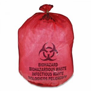 Medegen MDRB142755 Red Biohazard Waste Bag