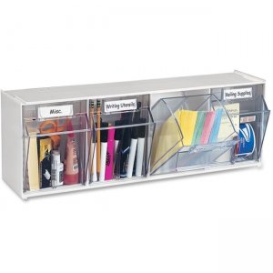 deflecto 20403OP Interlocking Horizontal Tilt Bin