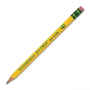 Ticonderoga 13082 Tri-Write Beginner No. 2 Pencils