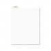 Avery 11949 Avery-Style Preprinted Legal Bottom Tab Divider, Exhibit J, Letter, White, 25/PK