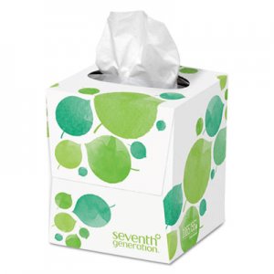 Seventh Generation SEV13719EA 100% Recycled Facial Tissue, 2-Ply, White, 85 Sheets/Box