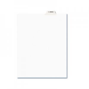 Avery 12395 Avery-Style Preprinted Legal Bottom Tab Dividers, Exhibit V, Letter, 25/Pack