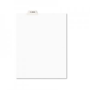 Avery 12392 Avery-Style Preprinted Legal Bottom Tab Dividers, Exhibit S, Letter, 25/Pack