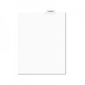 Avery 12390 Avery-Style Preprinted Legal Bottom Tab Dividers, Exhibit Q, Letter, 25/Pack