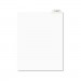 Avery 11950 Avery-Style Preprinted Legal Bottom Tab Divider, Exhibit K, Letter, White, 25/PK