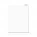 Avery 11945 Avery-Style Preprinted Legal Bottom Tab Divider, Exhibit F, Letter, White, 25/PK