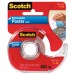 Scotch 109 Wallsaver Removable Poster Tape, Double-Sided, 3/4" x 150", w/Dispenser