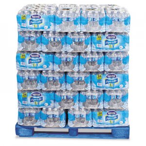 Nestle Waters 101264 Pure Life Purified Water, 0.5 liter Bottles, 24/Carton, 78 Cartons/Pallet
