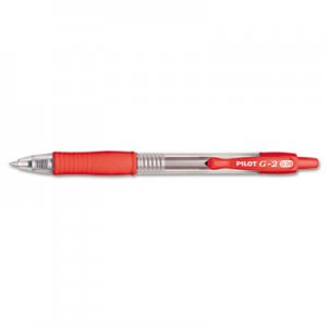 Pilot 31279 G2 Premium Retractable Gel Ink Pen, Red Ink, Ultra Fine, Dozen