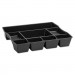 Rubbermaid Commercial 21864 Nine-Compartment Deep Drawer Organizer, Plastic, 14 7/8 x 11 7/8 x 2 1/2