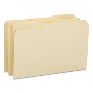 Smead 15434 File Folders, 1/3 Cut Reinforced Tab, Legal, Manila, 100/Box